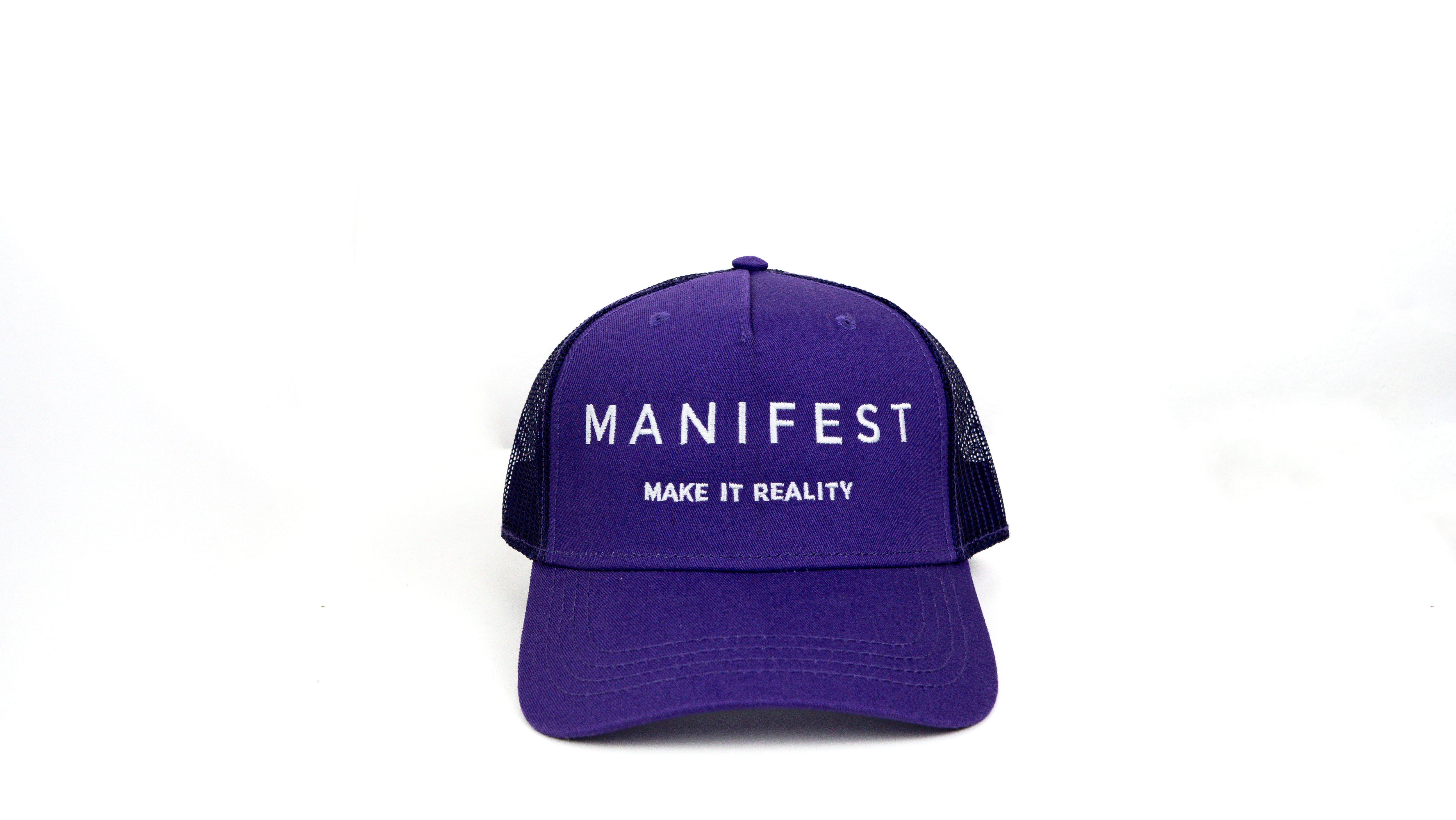 'Make It Reality' Snapback Cap - Purple