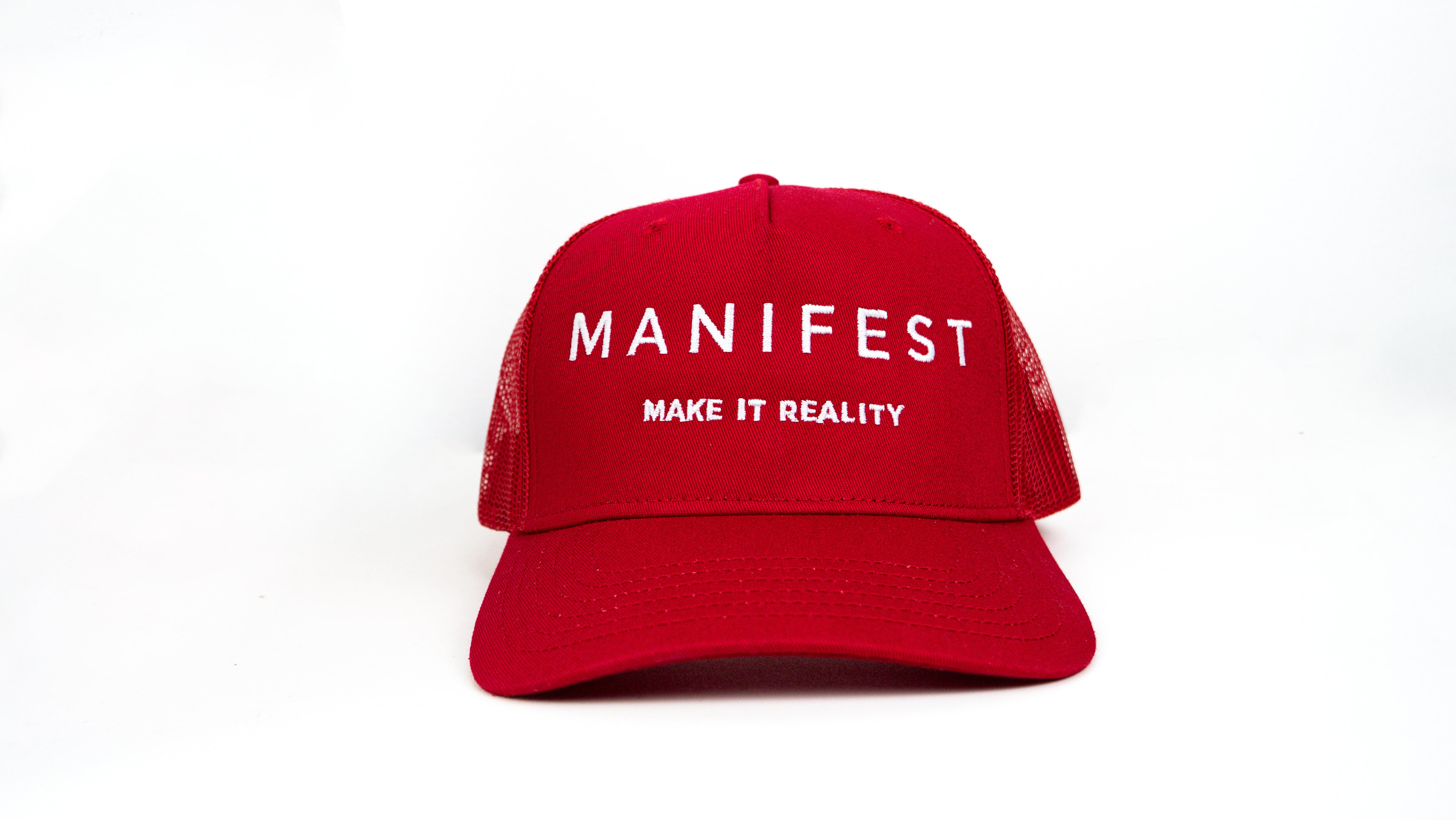 'Make It Reality' Snapback Cap - Red