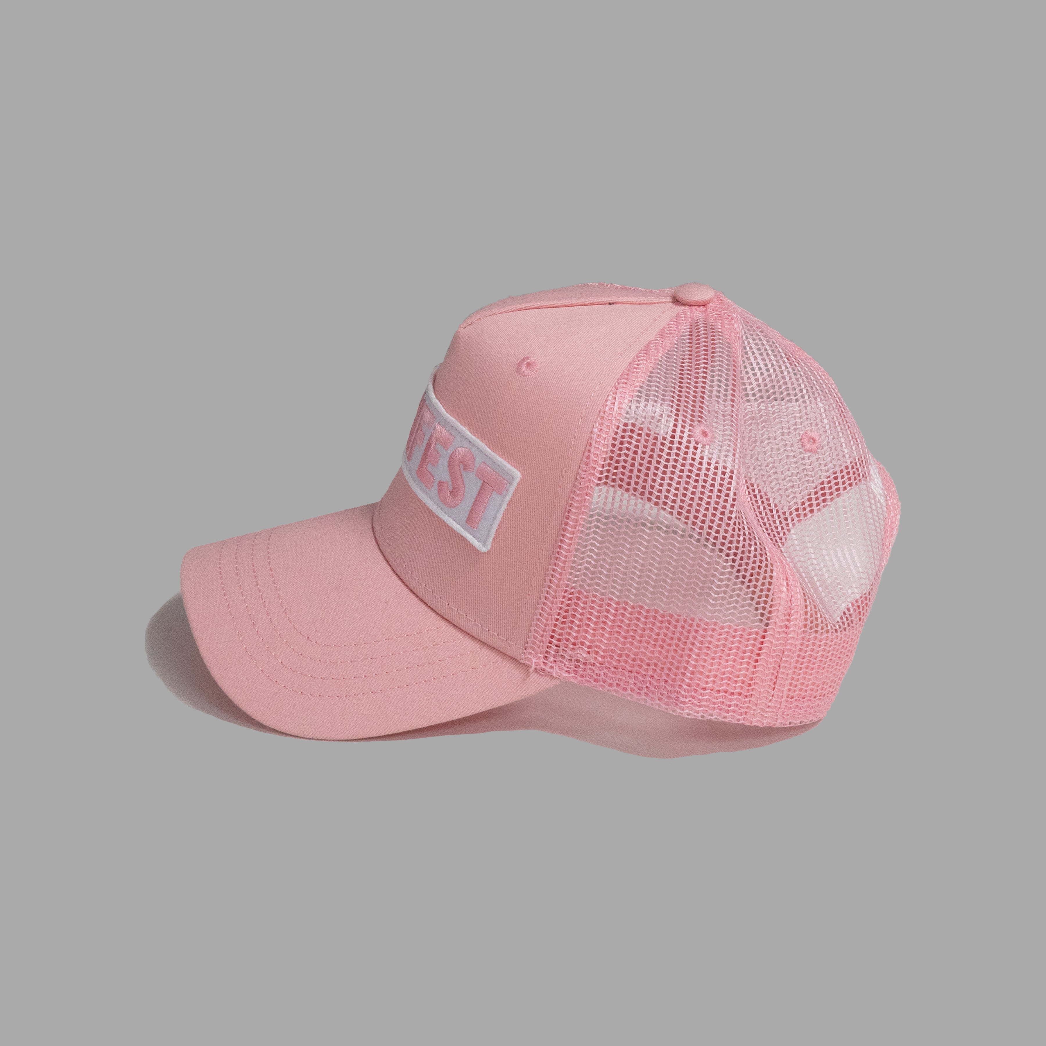 'Manifest Bar' Snapback Cap - Pink